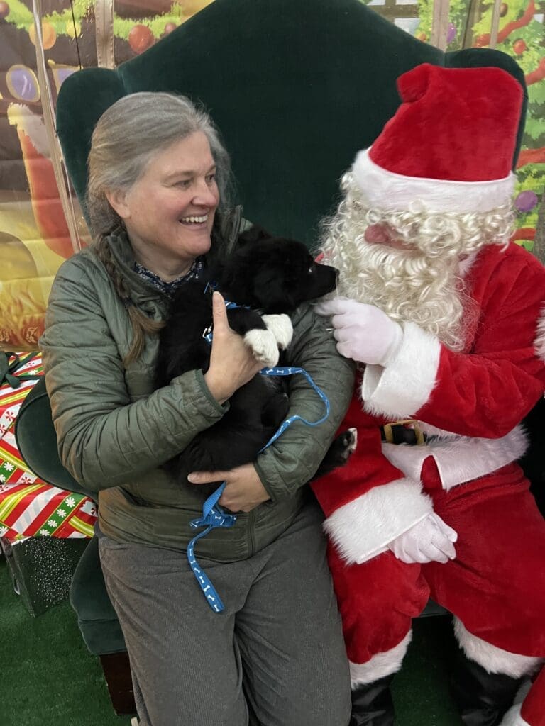 Willow Visits Santa